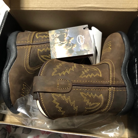 Brand new old west genuine leather boots - Picture 4 of 4